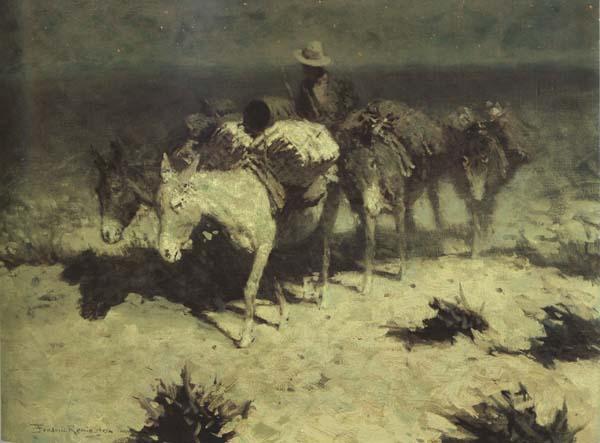 Frederic Remington The Desert Prospector (mk43) China oil painting art